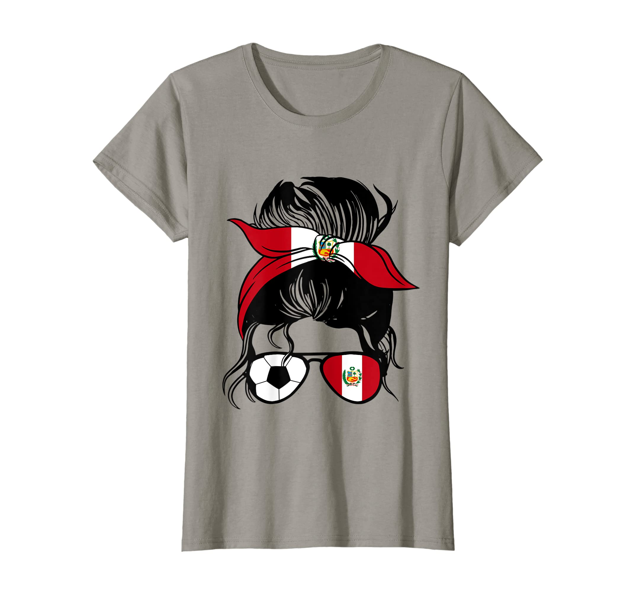 Womens Peru Mothers Day Soccer Mom T-Shirt - Unique Graphic Men Women - T-Shirt, Sweatshirt, Hoodie