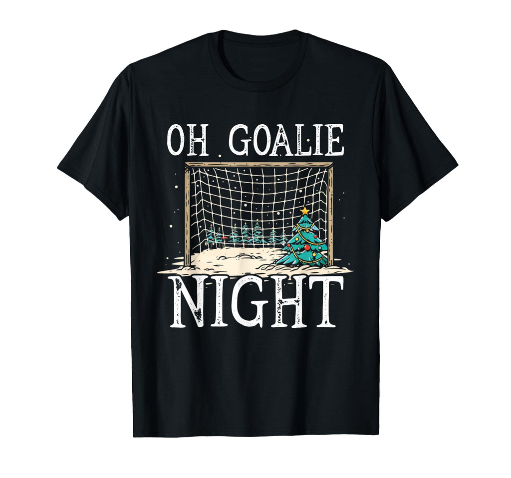 Soccer Player Day Goalkeeper Santa Claus T-Shirt - Minimalist Print Unisex - T-Shirt, Sweatshirt, Hoodie