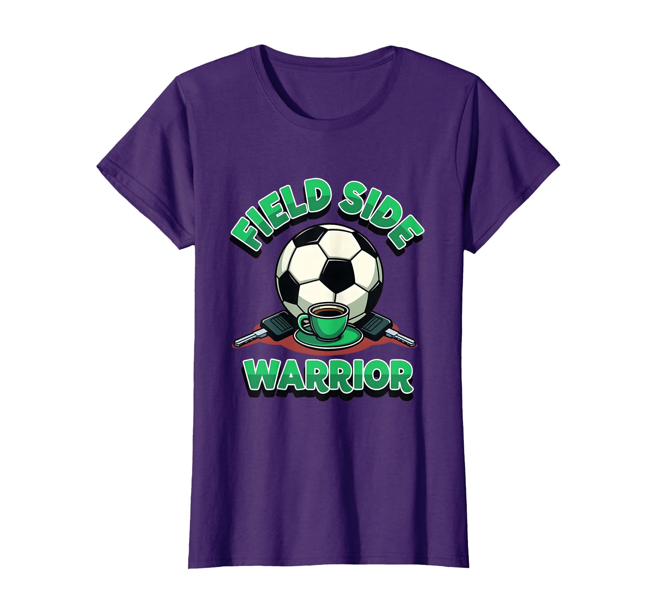 Field Side Warrior Soccer Mom T-Shirt - Graphic Print Unisex - T-Shirt, Sweatshirt, Hoodie