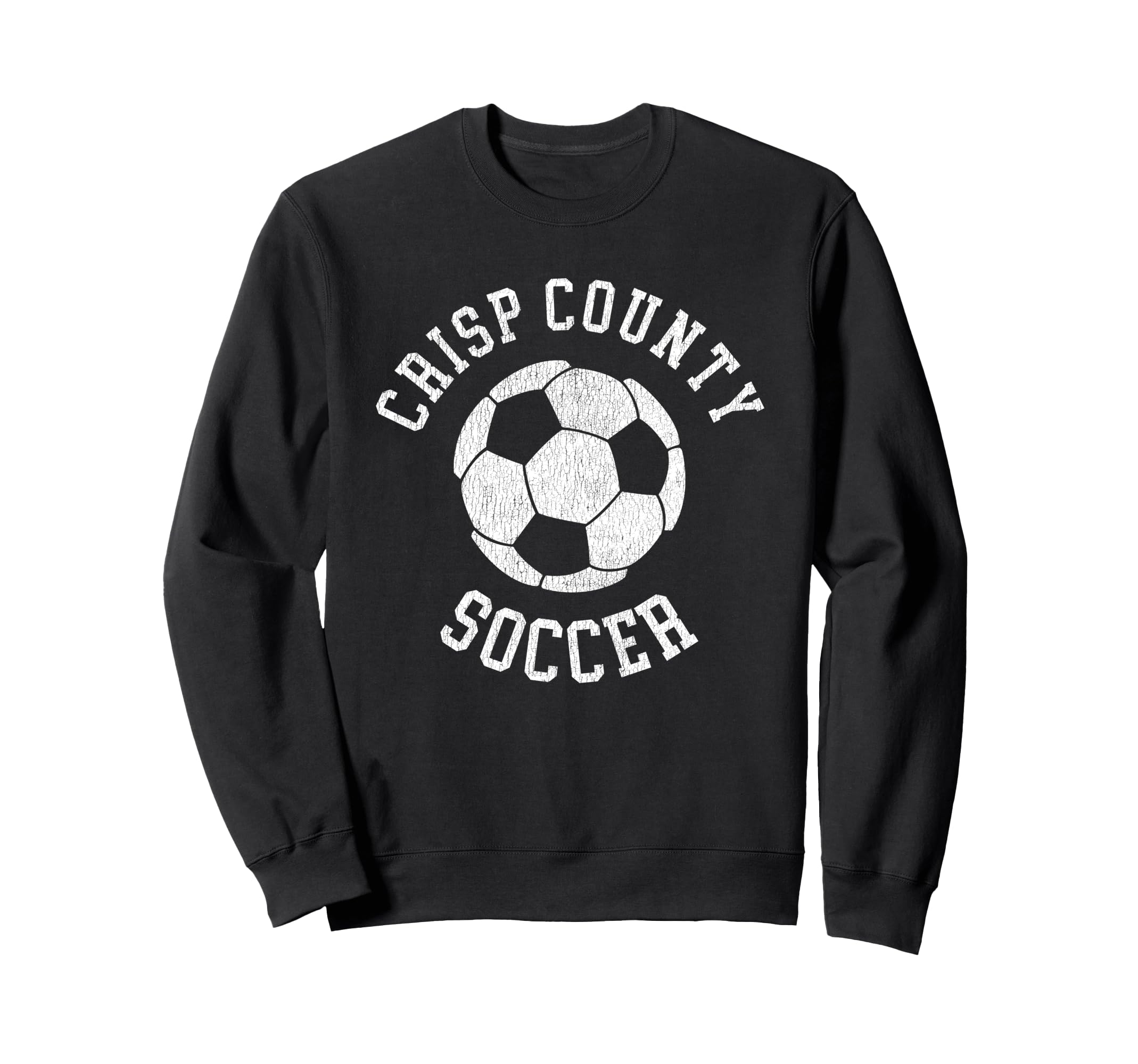 Crisp County Soccer Distressed 90S Sweatshirt - Aesthetic Graphic Unisex - T-Shirt, Sweatshirt, Hoodie
