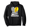 Ball Grandma Heart Soccer Softball Hoodie - Minimalist Print Men Women - T-Shirt, Sweatshirt, Hoodie
