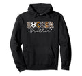 Soccer Brother Leopard Family Matching Hoodie - Trendy Graphic Men Women - T-Shirt, Sweatshirt, Hoodie