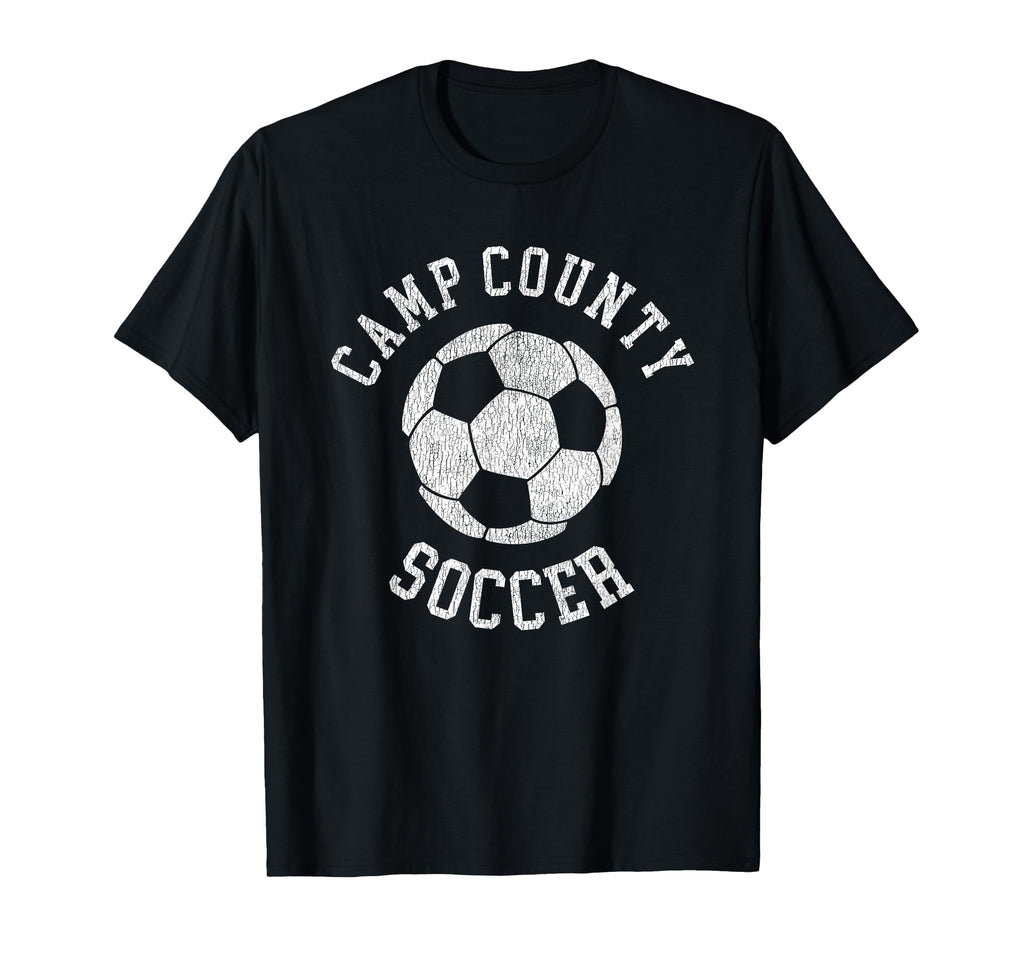 Camp County Soccer Distressed 90S T-Shirt - Casual Everyday Wear Unisex - T-Shirt, Sweatshirt, Hoodie