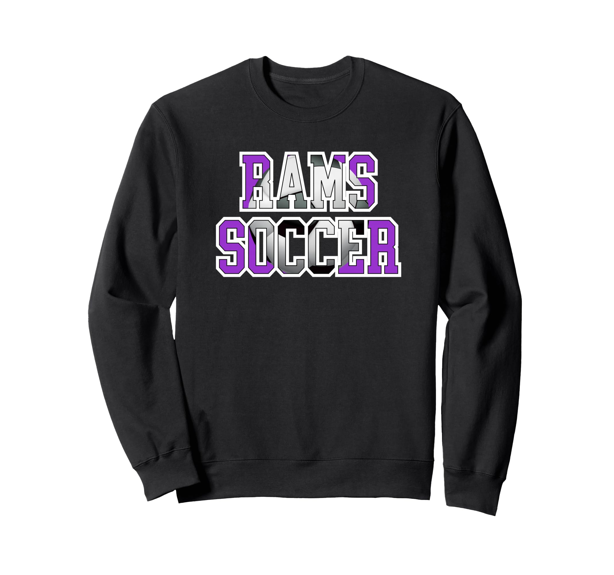 Rams Soccer Mom Game Day Mascot Sweatshirt - Aesthetic Graphic Men Women - T-Shirt, Sweatshirt, Hoodie