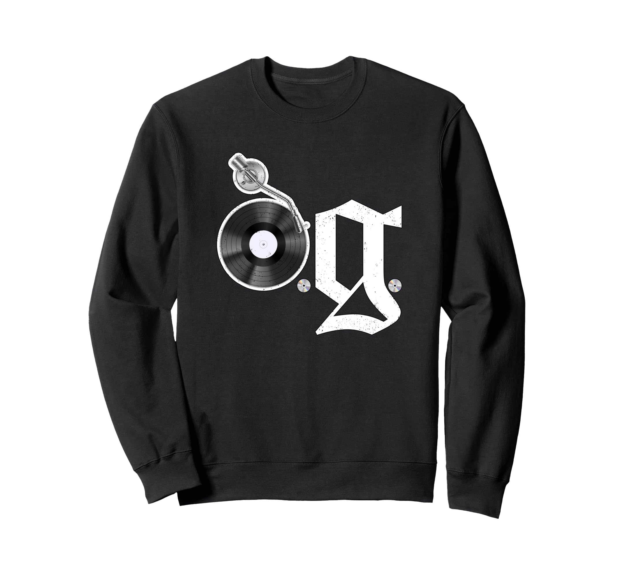 Old School Dad Pops Unc Vinyl Cd Og Sweatshirt - Unique Graphic for Adults - T-Shirt, Sweatshirt, Hoodie
