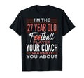 Football 27Th Birthday Party Player T-Shirt - Graphic Print for Adults - T-Shirt, Sweatshirt, Hoodie