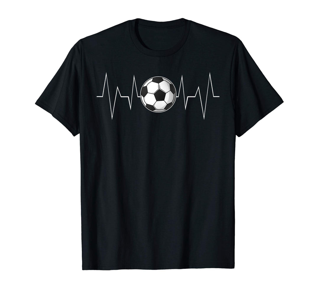 Soccer Ball Heartbeat My Heart Beats T-Shirt - Graphic Print for Adults - T-Shirt, Sweatshirt, Hoodie