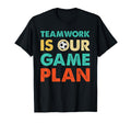 Teamwork Is Our Game Plan Inspirational T-Shirt - Custom Art Print Unisex - T-Shirt, Sweatshirt, Hoodie