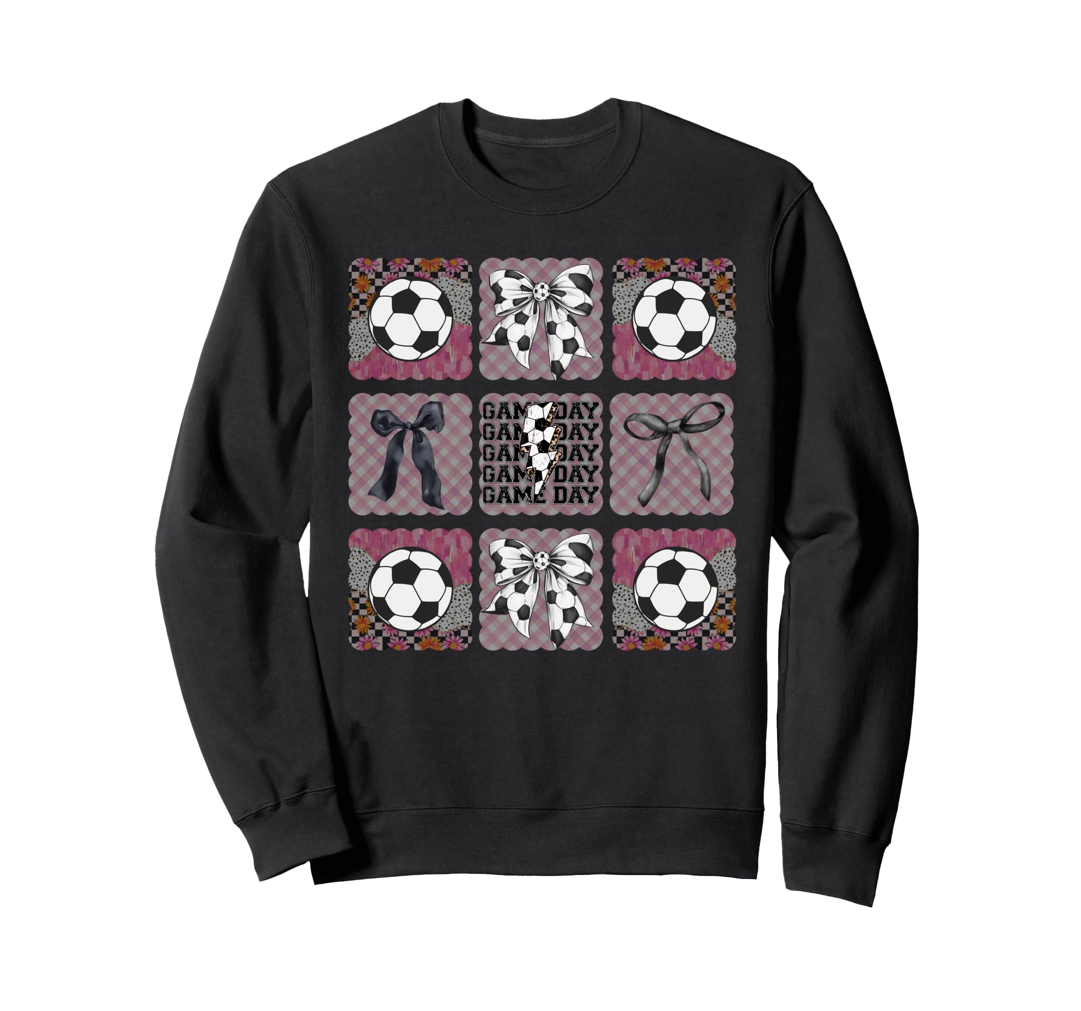 Coquette Bow Preppy Soccer Mom Sweatshirt - Fun Novelty Design Unisex - T-Shirt, Sweatshirt, Hoodie