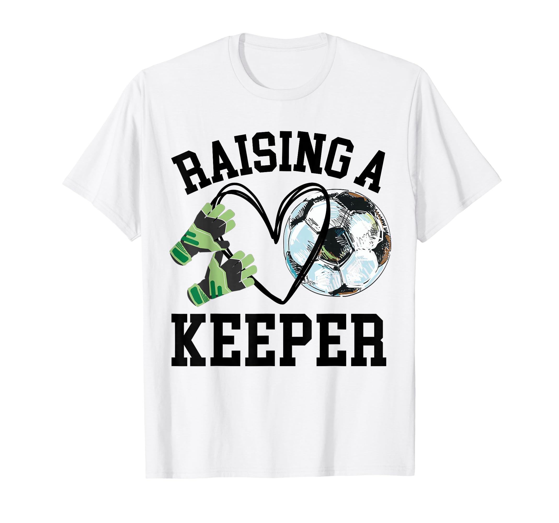 Keeper Mom Goalkeeper Soccer Mama T-Shirt - Novelty Apparel for Adults - T-Shirt, Sweatshirt, Hoodie