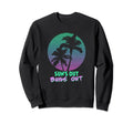 Cyberpunk Outrun Synthwave Sunset Sweatshirt - Unique Graphic Men Women - T-Shirt, Sweatshirt, Hoodie