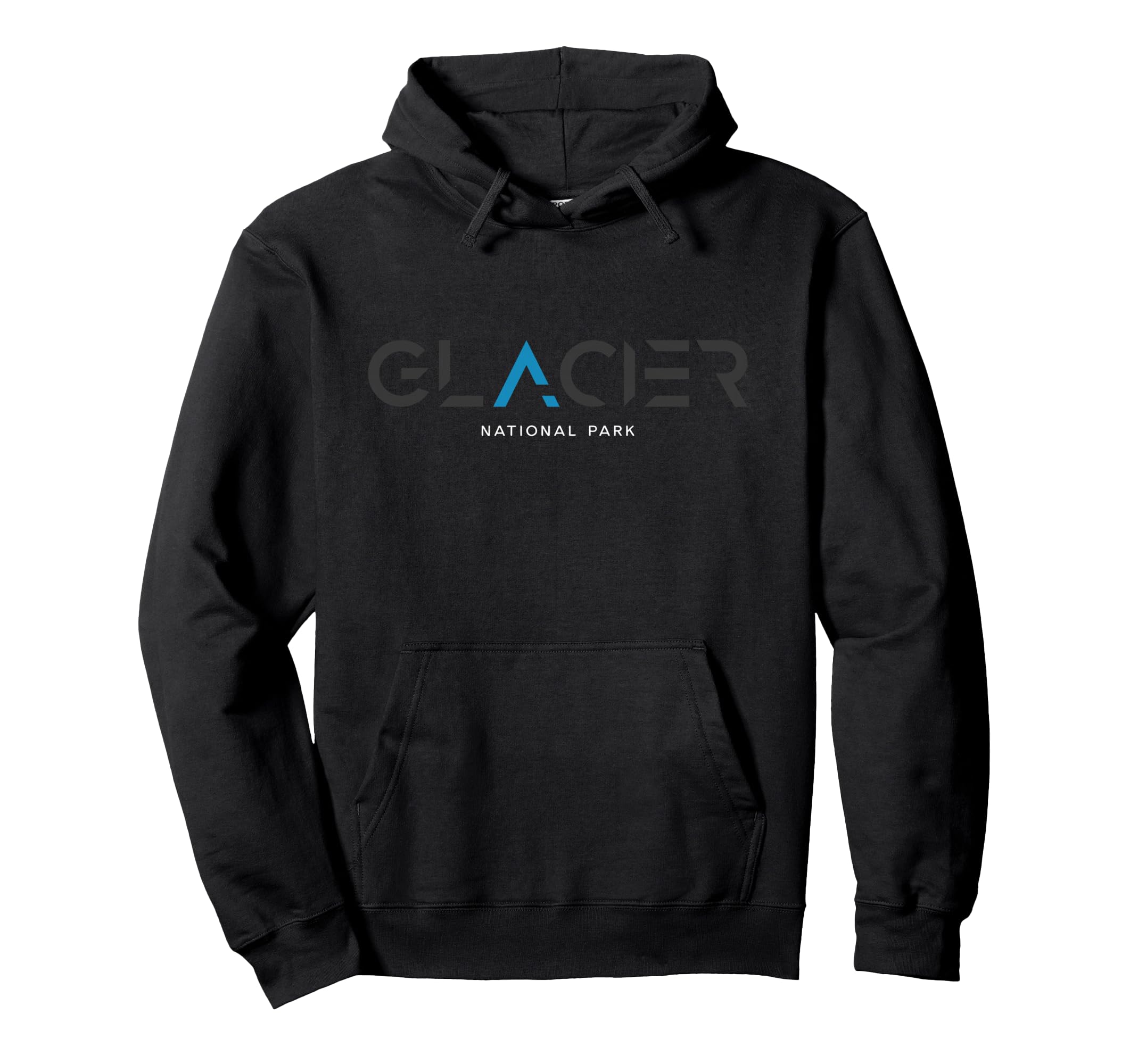 Glacier National Park Montana Tonal Hoodie - Aesthetic Graphic for Adults - T-Shirt, Sweatshirt, Hoodie