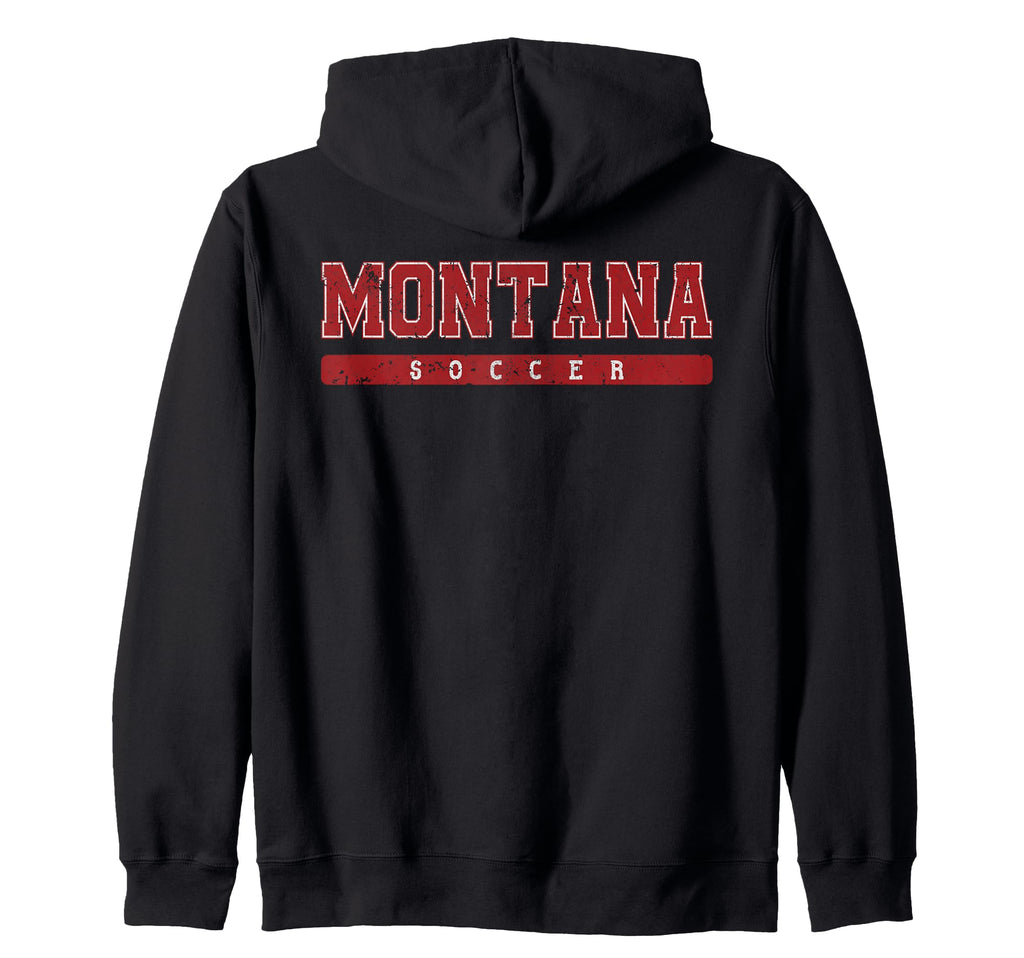Montana Soccer Tees Tanks Tops Hoodie - Unique Graphic Men Women - T-Shirt, Sweatshirt, Hoodie