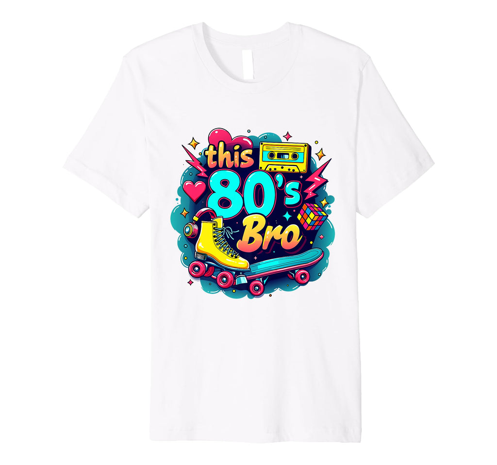 80S Bro Cassette Roller Skate Funny T-Shirt - Streetwear Style for Adults - T-Shirt, Sweatshirt, Hoodie