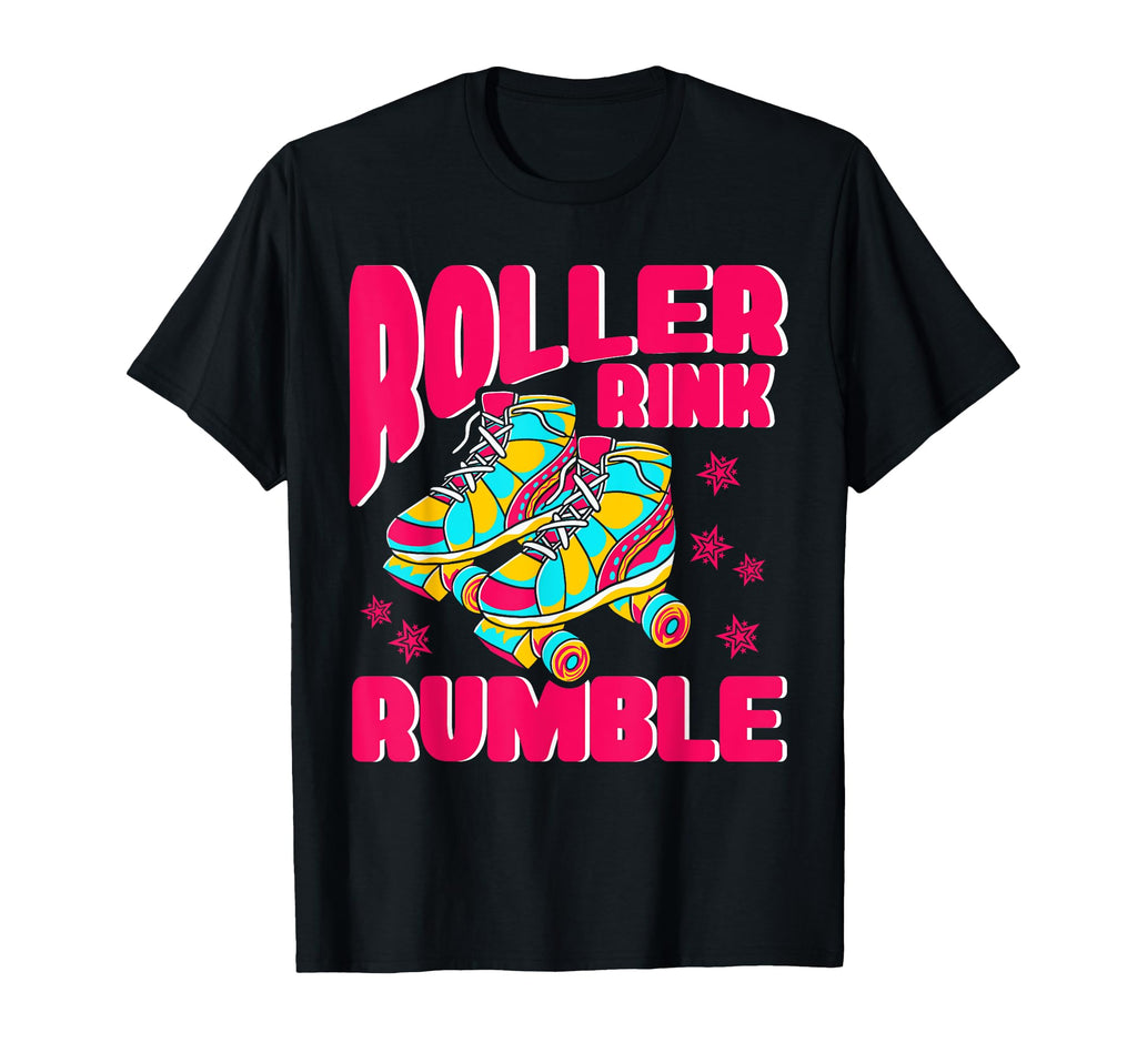 Roller Skates Roller Rink Rumble T-Shirt - Novelty Apparel for Adults - T-Shirt, Sweatshirt, Hoodie