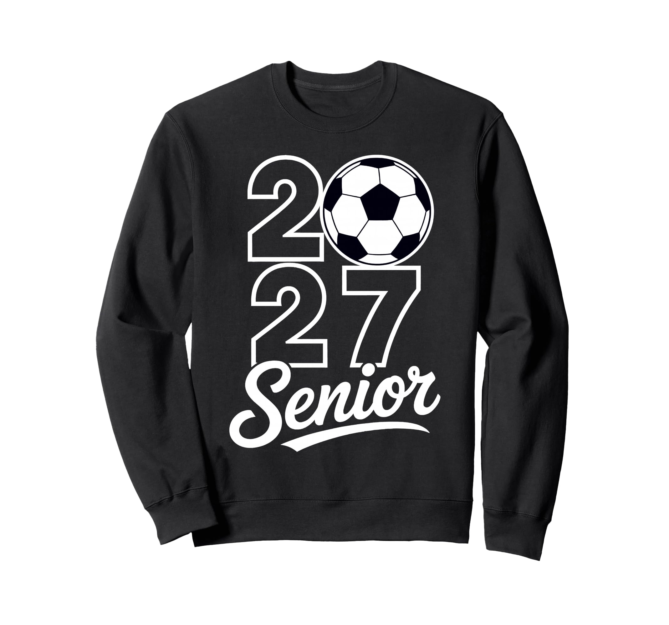 Class 2027 Senior Soccer Mens Sweatshirt - Graphic Print Men Women - T-Shirt, Sweatshirt, Hoodie