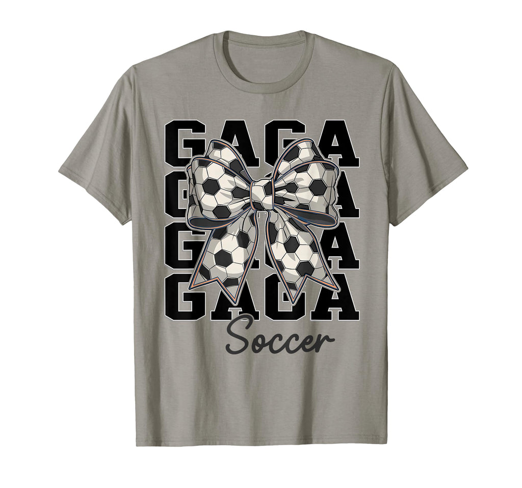 Soccer Gaga Coquette Bow Biggest Fan T-Shirt - Graphic Print for Adults - T-Shirt, Sweatshirt, Hoodie