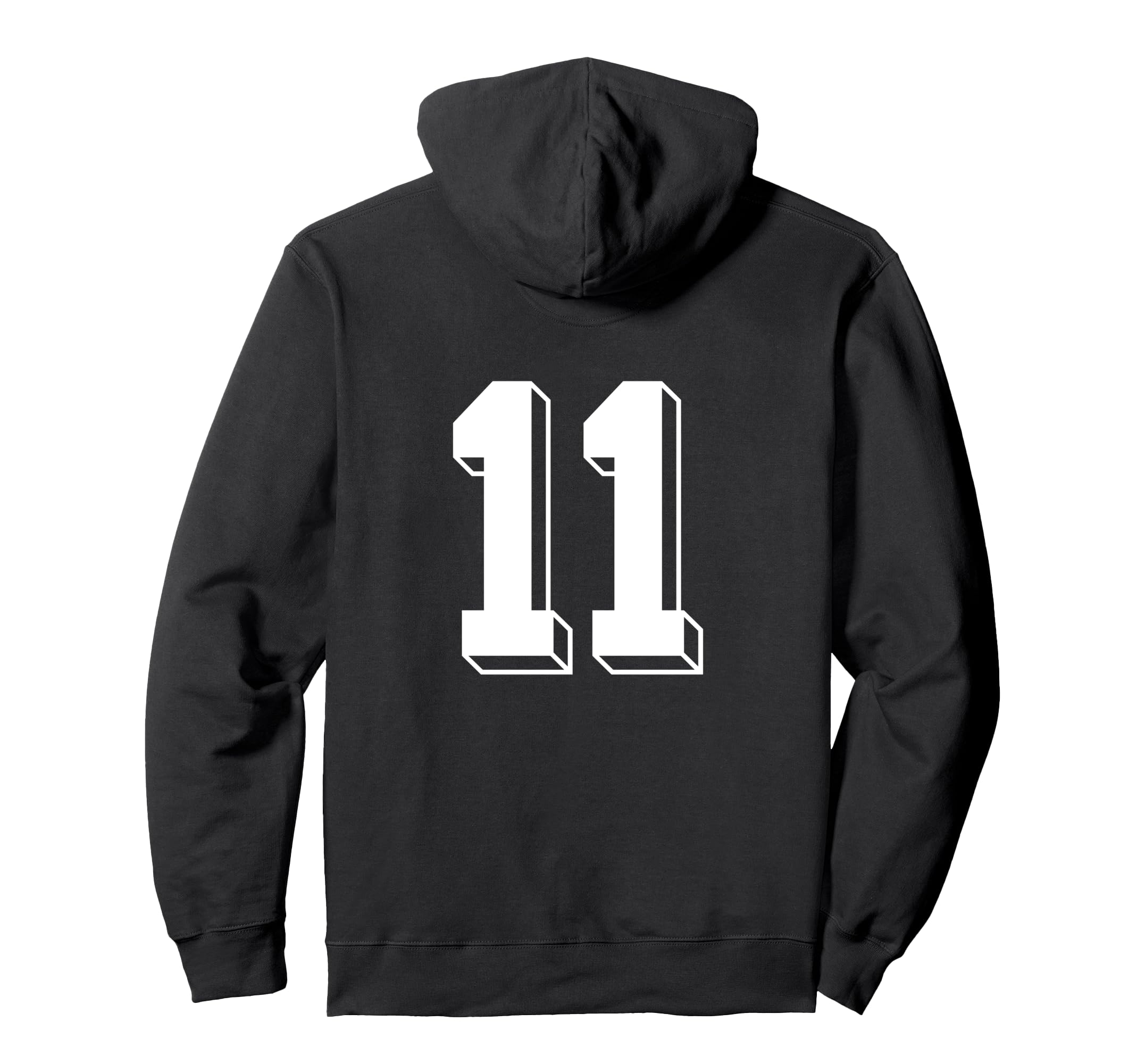 Number 11 Backside 80S 90S Team Jersey Hoodie - Custom Art Print Unisex - T-Shirt, Sweatshirt, Hoodie
