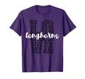 Longhorns Love Team Mascot School T-Shirt - Novelty Apparel for Adults - T-Shirt, Sweatshirt, Hoodie