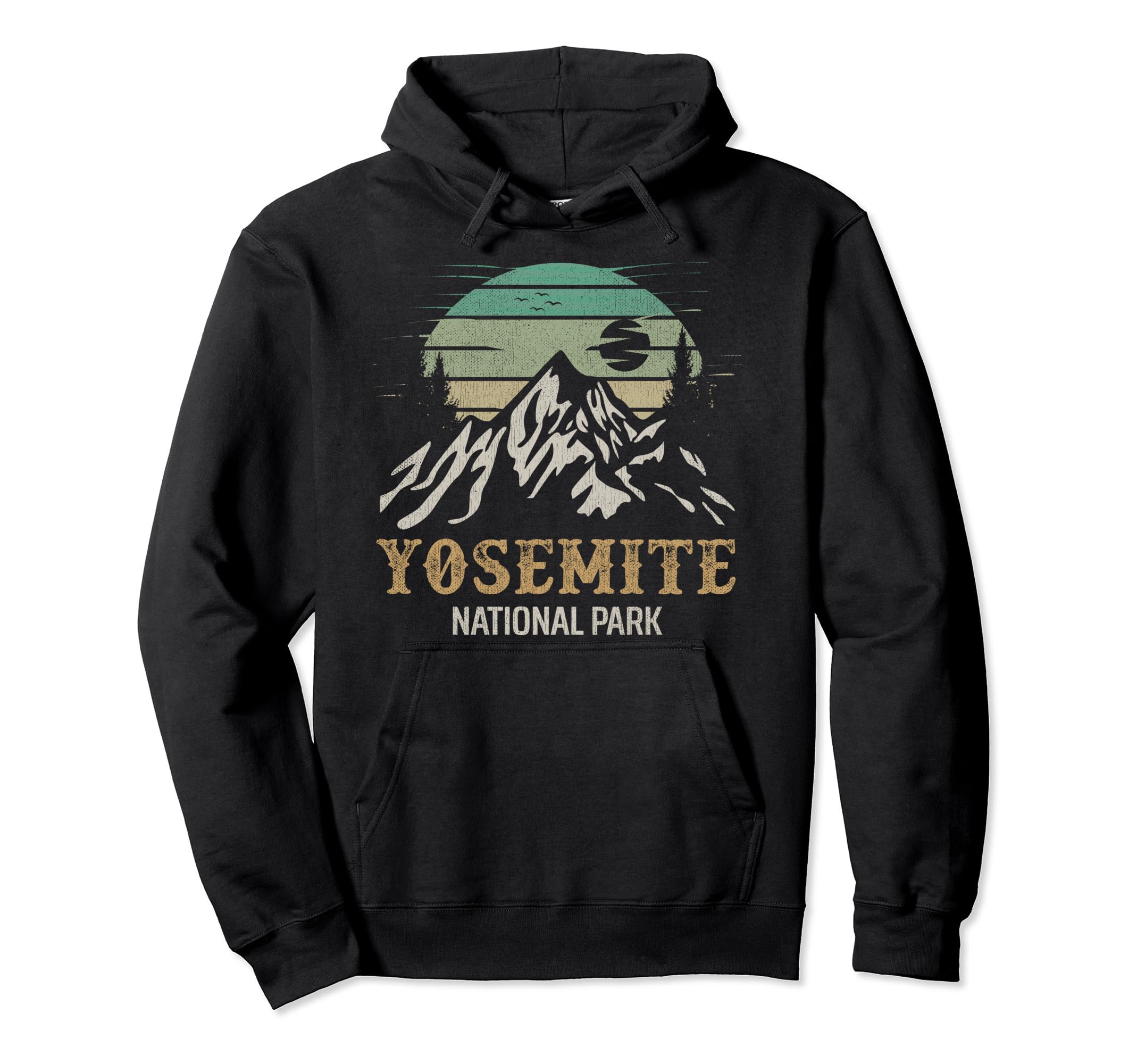 Yosemite National Park Hiking Hoodie - Fun Novelty Design for Adults - T-Shirt, Sweatshirt, Hoodie