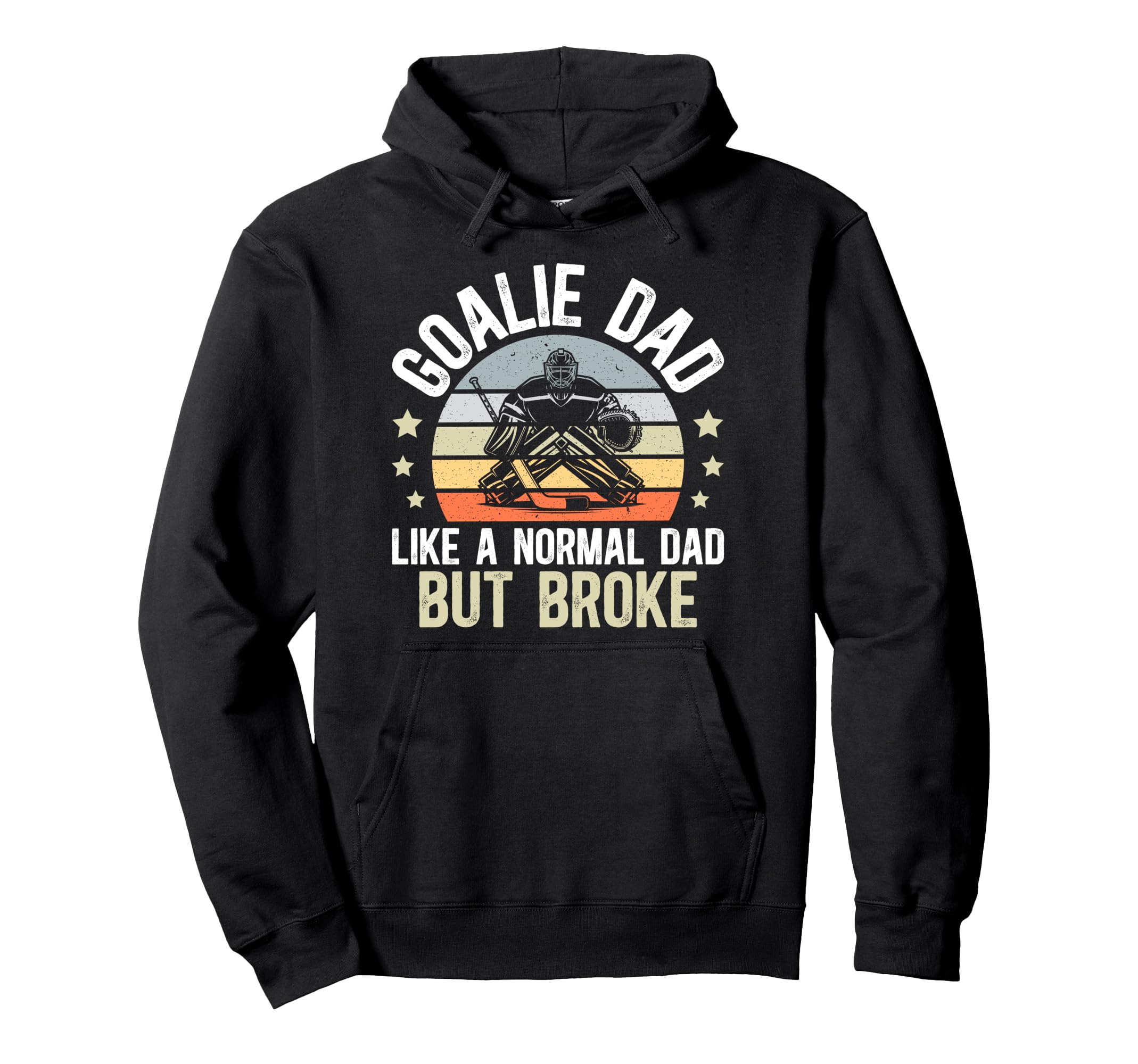 Hockey Goalie Dad Definition Dad Hockey Hoodie - Unique Graphic Unisex - T-Shirt, Sweatshirt, Hoodie