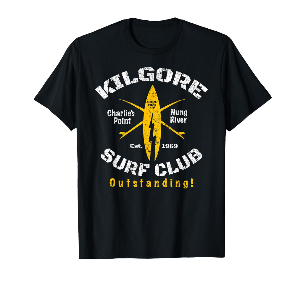 Surf Ops Kilgore Surf Club T-Shirt - Minimalist Print for Adults - T-Shirt, Sweatshirt, Hoodie