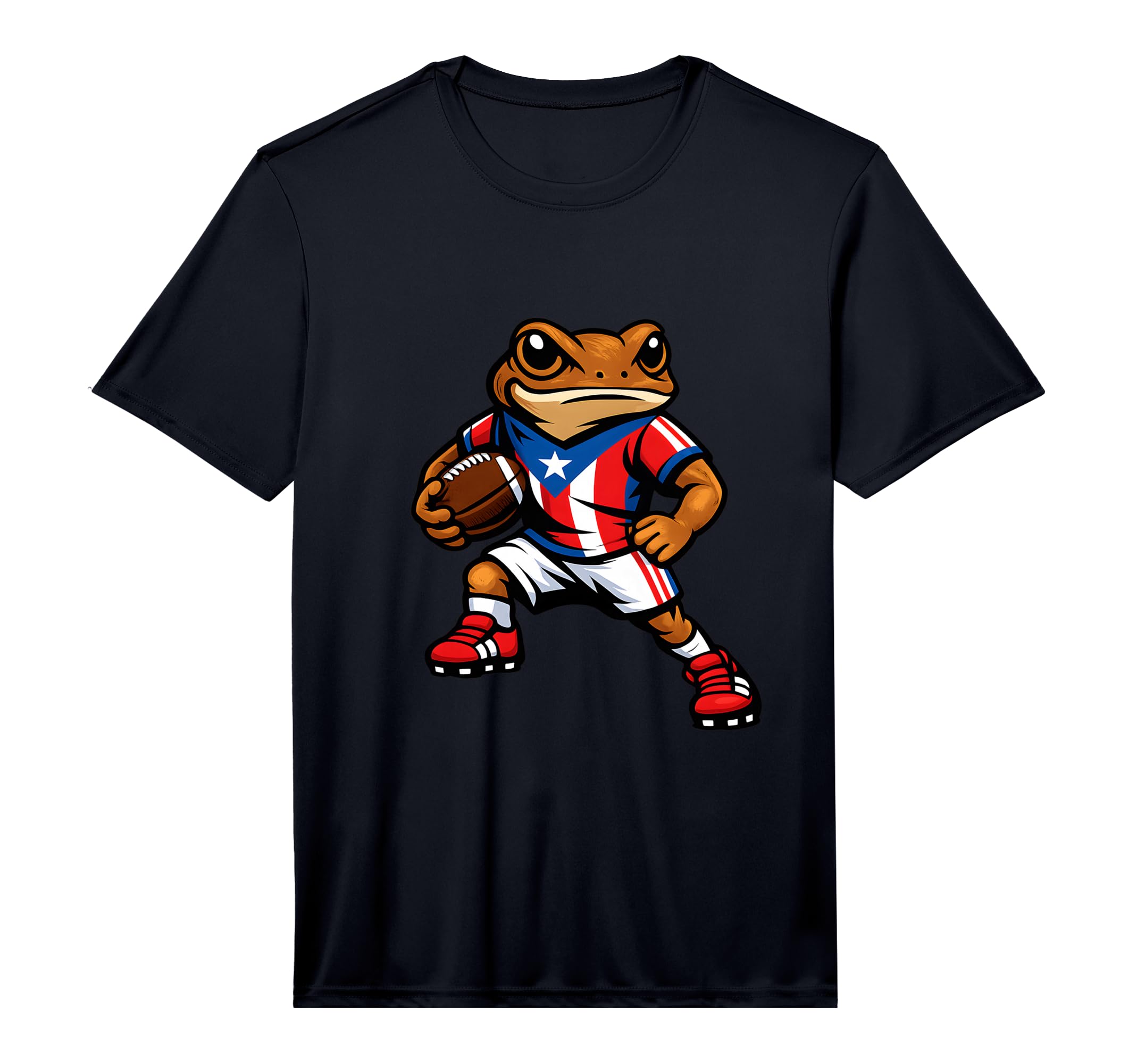 Mens Funny Coqui Frog Soccer Player T-Shirt - Minimalist Print Men Women - T-Shirt, Sweatshirt, Hoodie