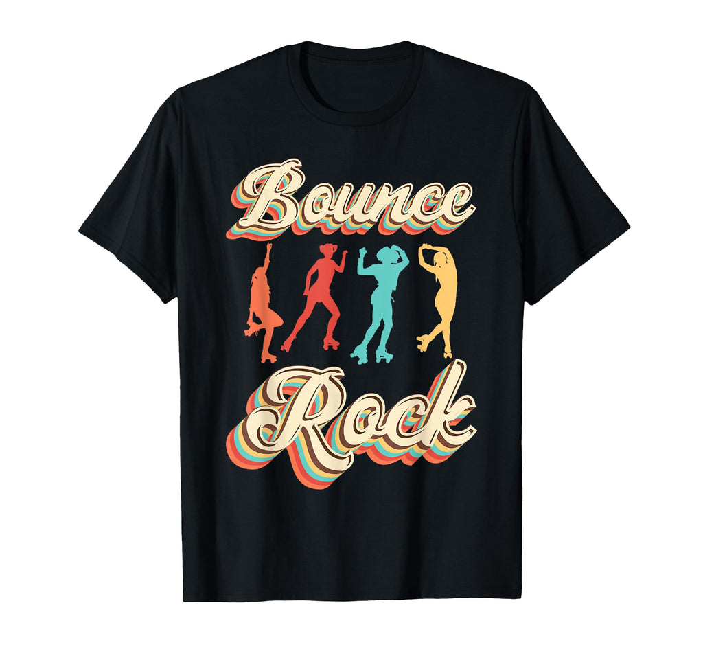 Roller Skating Skate 1970S Bounce Rock T-Shirt - Aesthetic Graphic Unisex - T-Shirt, Sweatshirt, Hoodie