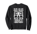Im Hockey Goalie Brother Hockey Sweatshirt - Casual Everyday Wear Unisex - T-Shirt, Sweatshirt, Hoodie