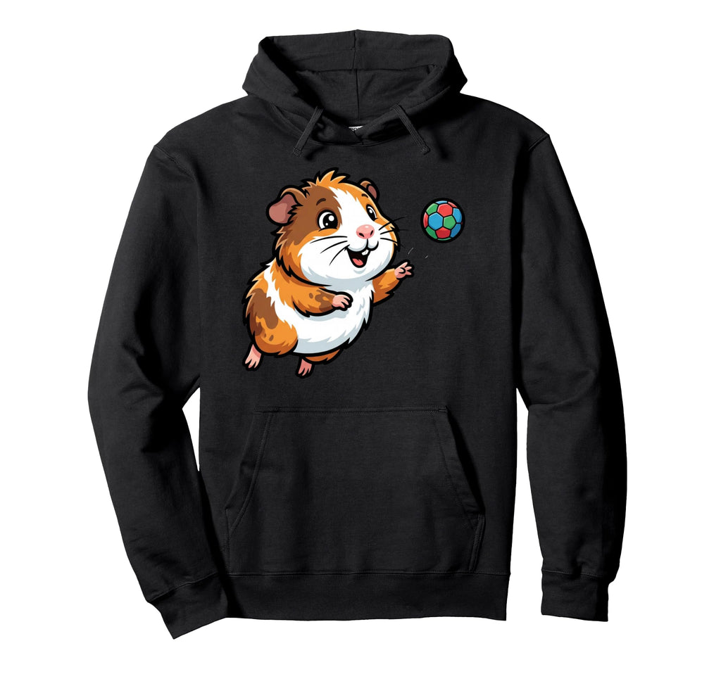 Kawaii Hamster Playing Soccer Pet Hoodie - Casual Everyday Wear Unisex - T-Shirt, Sweatshirt, Hoodie