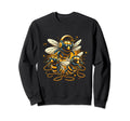 Bees Hip Hop Rap Old School Sweatshirt - Custom Art Print for Adults - T-Shirt, Sweatshirt, Hoodie