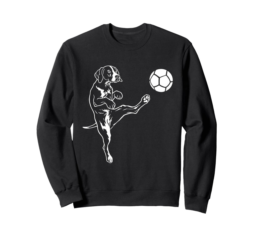 Labrador Playing Soccer Dog Lover Sweatshirt - Trendy Graphic Men Women - T-Shirt, Sweatshirt, Hoodie