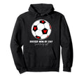 Soccer Mom Day Soccer Fan Night Hoodie - Graphic Print Men Women - T-Shirt, Sweatshirt, Hoodie