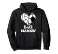 Ball Mamaw Heart Funny Soccer Volleyball Hoodie - Custom Art Print Unisex - T-Shirt, Sweatshirt, Hoodie