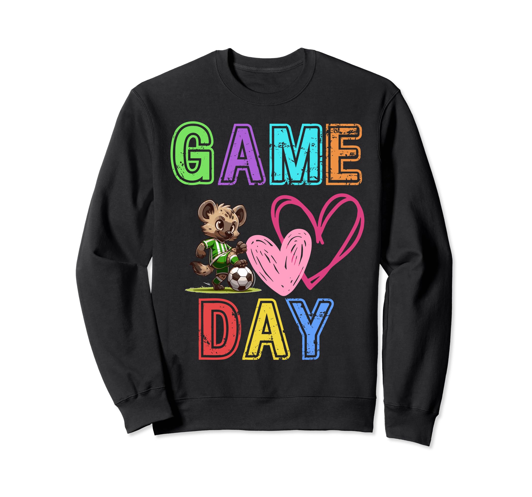 Game Day Hyena Soccer Goalkeeper Sweatshirt - Novelty Apparel Men Women - T-Shirt, Sweatshirt, Hoodie