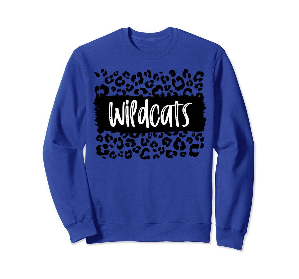 Wildcats Team Mascot School Sweatshirt - Fun Novelty Design for Adults - T-Shirt, Sweatshirt, Hoodie