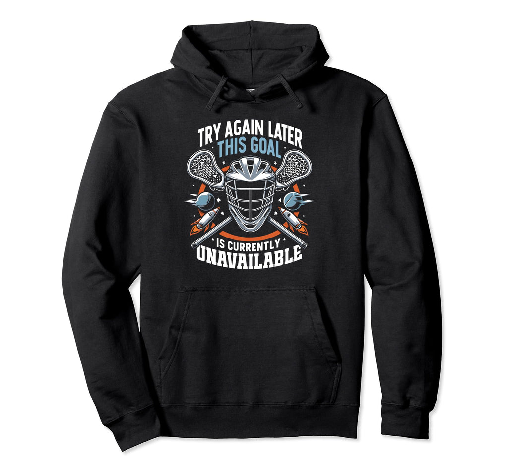 Lacrosse Player Lax Goalie Lacrosse Hoodie - Graphic Print for Adults - T-Shirt, Sweatshirt, Hoodie