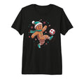 Gingerbread Soccer Player Cookie Game T-Shirt - Minimalist Print Unisex - T-Shirt, Sweatshirt, Hoodie
