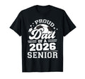 Proud Dad 2026 Senior Soccer Graduation T-Shirt - Fun Novelty Design Unisex - T-Shirt, Sweatshirt, Hoodie