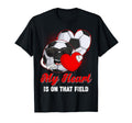 My Heart Is That Field Soccer Valentines T-Shirt - Streetwear Style Unisex - T-Shirt, Sweatshirt, Hoodie