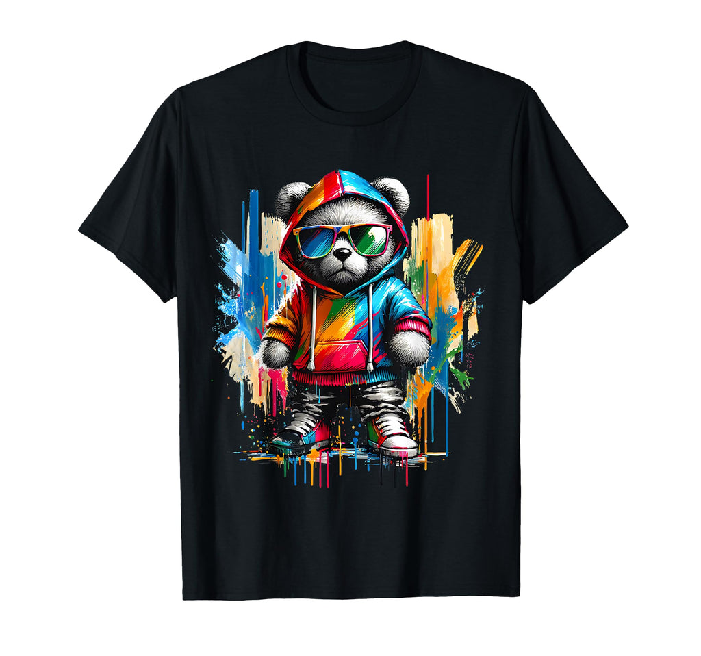 Teddy Bear Bears Hip Hop Streetwear T-Shirt - Custom Art Print Unisex - T-Shirt, Sweatshirt, Hoodie