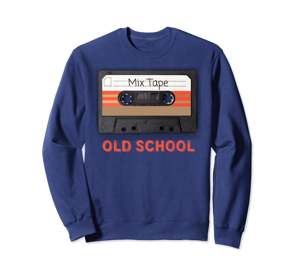Old School Cassette Mix Tape 80S 90S Sweatshirt - Novelty Apparel Men Women - T-Shirt, Sweatshirt, Hoodie
