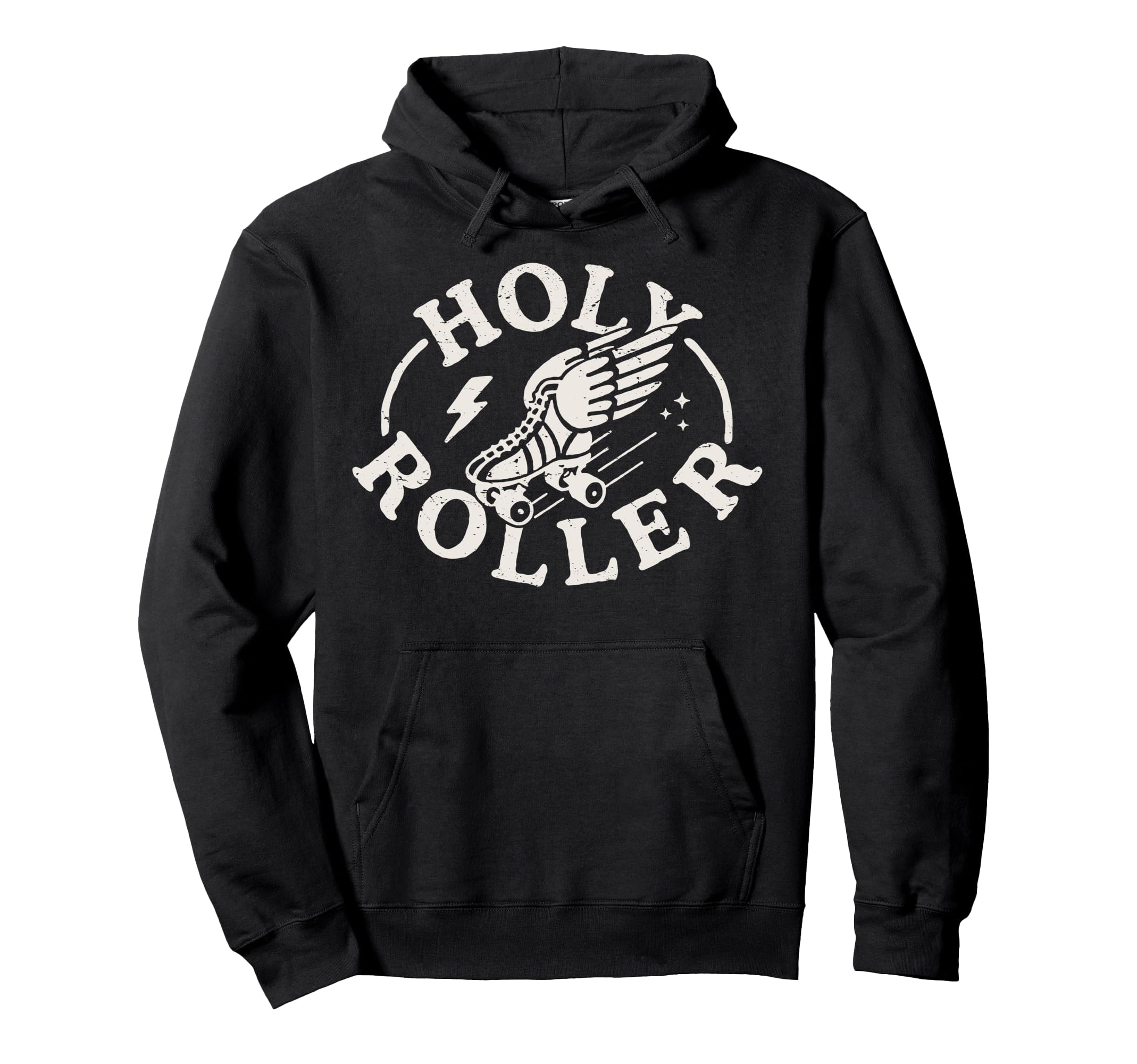 Holy Roller Skating Skater Skate Hoodie - Minimalist Print for Adults - T-Shirt, Sweatshirt, Hoodie