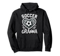 Soccer Granna Leopard Heart Granna Soccer Hoodie - Unique Graphic Unisex - T-Shirt, Sweatshirt, Hoodie