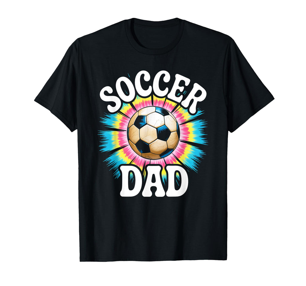 Soccer Dad Tie Dye Spirit Family T-Shirt - Minimalist Print for Adults - T-Shirt, Sweatshirt, Hoodie