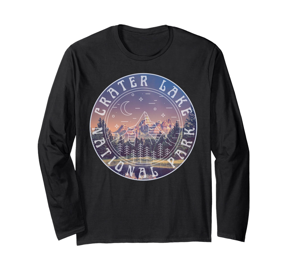 Crater Lake National Park Oregon Usa T-Shirt - Custom Art Print Unisex - T-Shirt, Sweatshirt, Hoodie