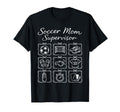 Funny Soccer Mom Supervisor Busy T-Shirt - Fun Novelty Design Men Women - T-Shirt, Sweatshirt, Hoodie