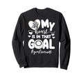 Proud Ice Hockey Goalie Aunt Hockey Sweatshirt - Novelty Apparel Unisex - T-Shirt, Sweatshirt, Hoodie