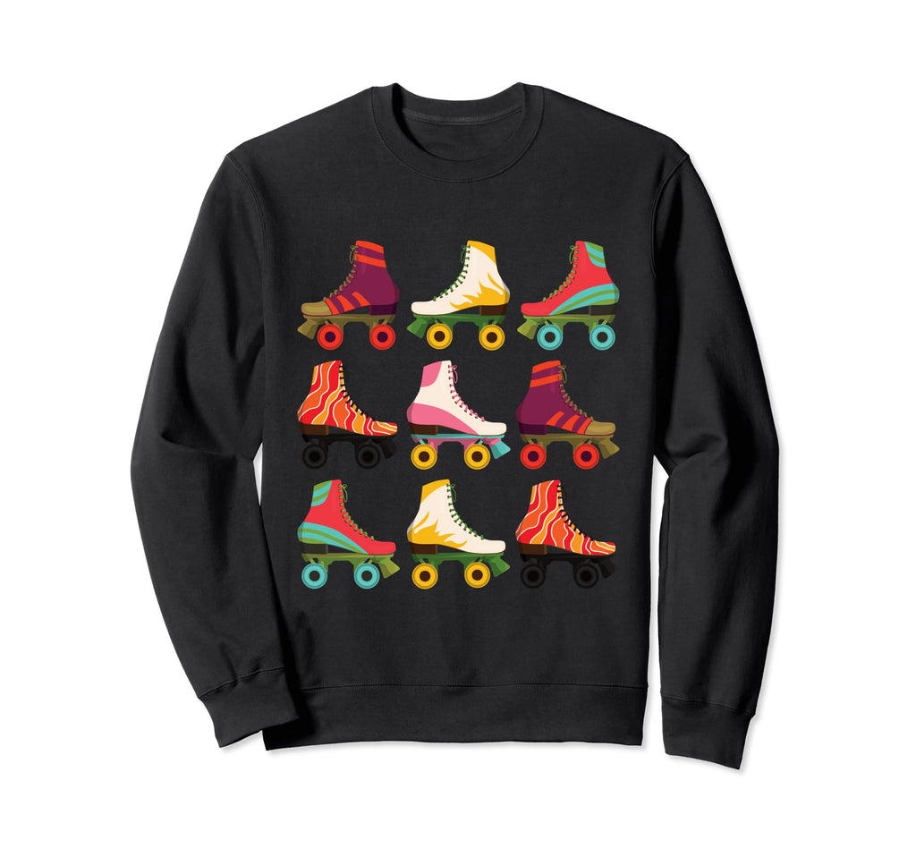 Rollerskates 80S Derby Roller Sweatshirt - Unique Graphic for Adults - T-Shirt, Sweatshirt, Hoodie