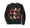 Rollerskates 80S Derby Roller Sweatshirt - Unique Graphic for Adults - T-Shirt, Sweatshirt, Hoodie